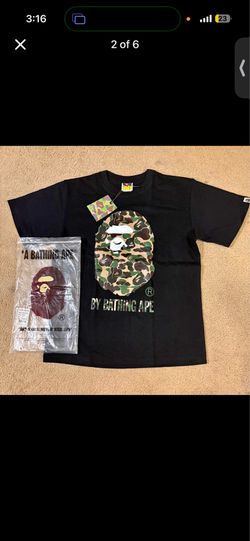 Camo bape tee size medium