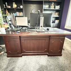 Executive Desk Set - Real Wood