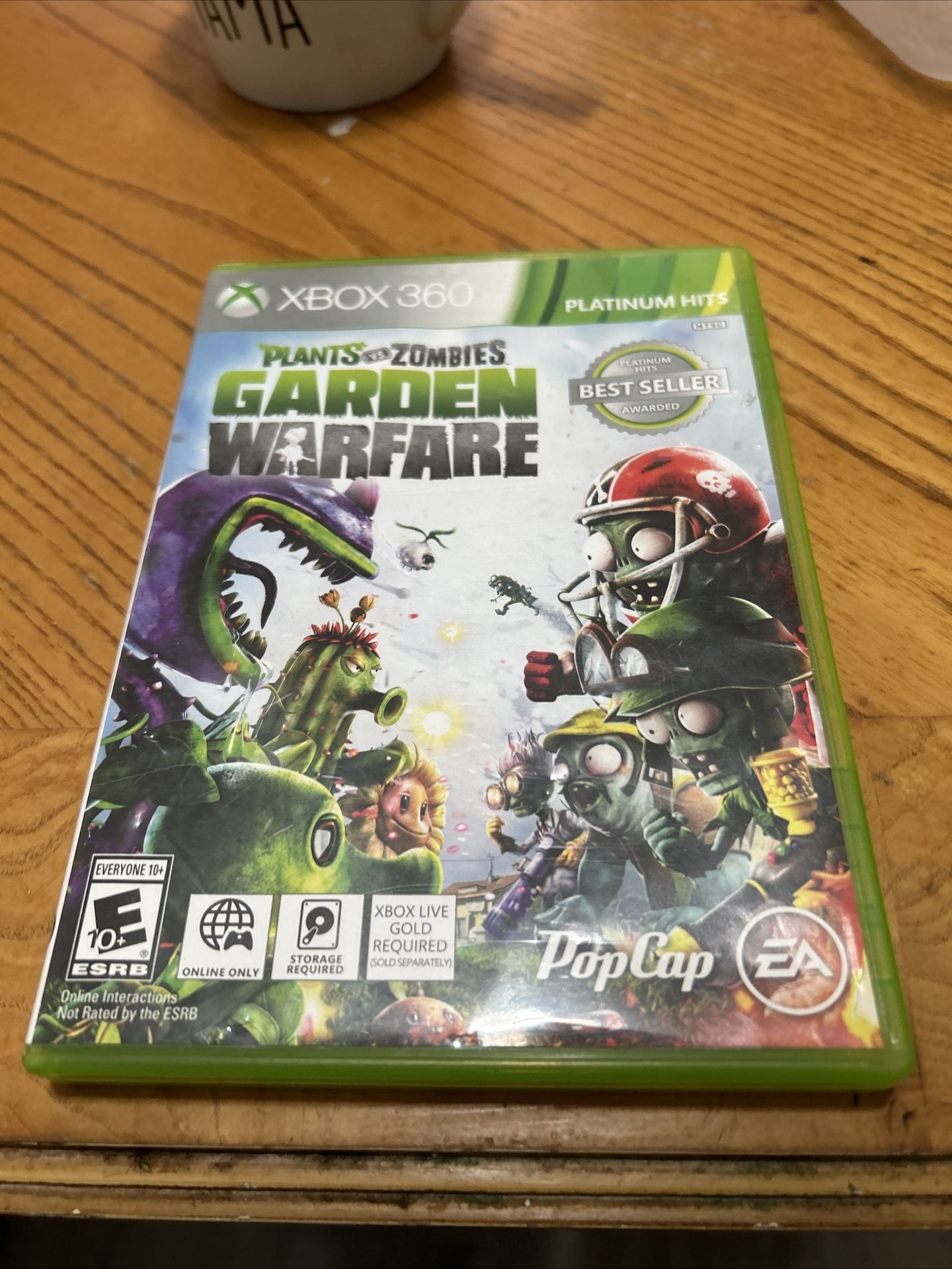 Plants Vs Zombies Video Game For Xbox 360