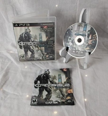PS3 Game First Person Shooter Crysis 2 Limited Edition