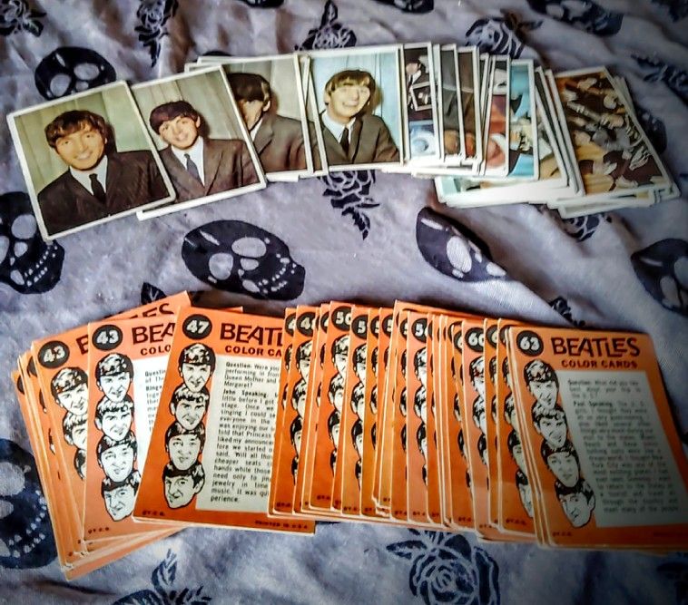 Vintage 1964 Beatles Color Cards