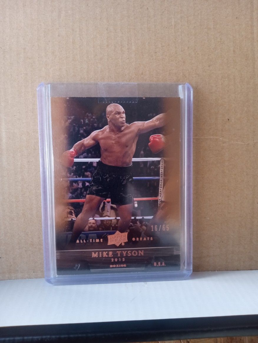 🥊🏆Mike Tyson "Bronze 16/65 Insert" Card🏆🥊
