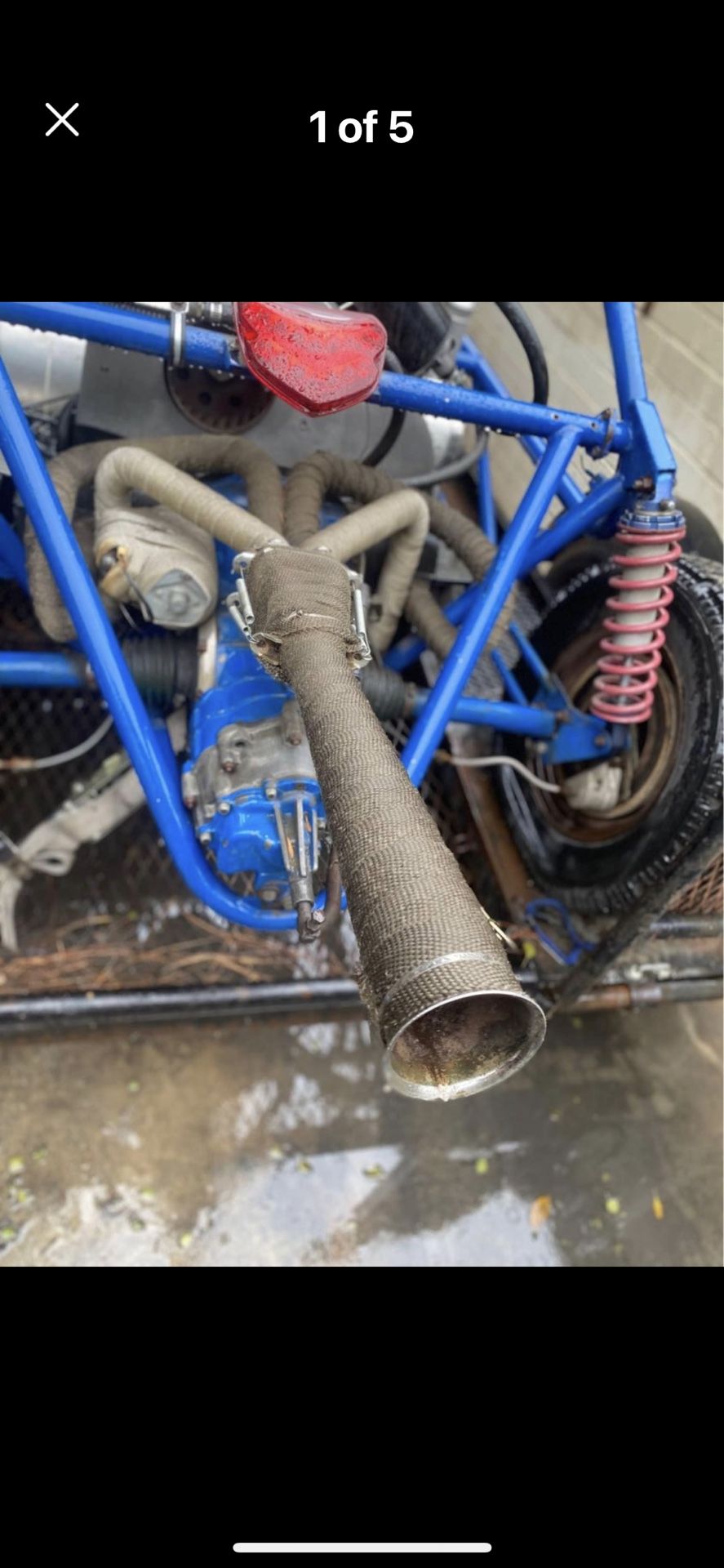 VW Mid Engine Sandrail Exhaust