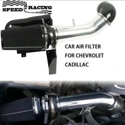 Air Intake System Kit with Air Filter For GMC Chevrolet, Cadillac, GMC V8 4.8L 5.3L 6.0L Car Engine 1999 to 2006