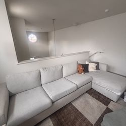 Grey L Shaped Couch