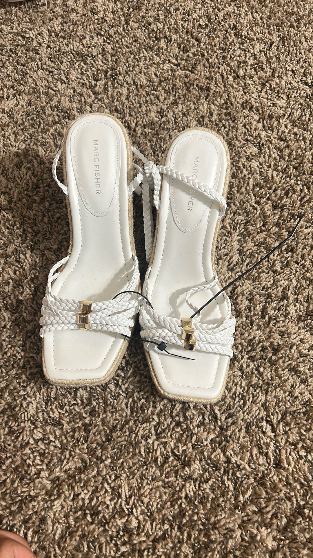 White Wedges Heels