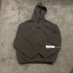 NEW Essentials Fear Of God Core Collection Hoodie Heather Wool Size Small