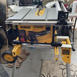 Dewalt Table Saw with New Stand