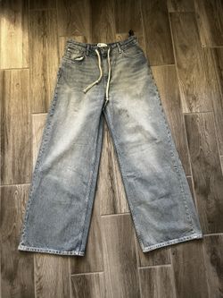 Light blue wide leg zara jeans