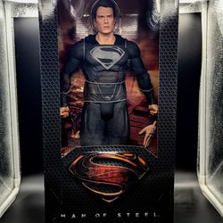 Superman Man Of Steel Black Suit 1/4 Scale Action figure 