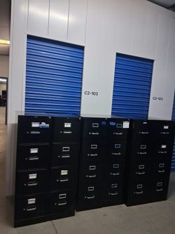 Metal File Cabinet Letter Size missing lock $80 each