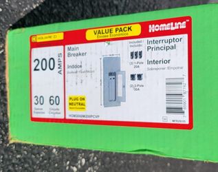 200 AMPS Main Breaker Box