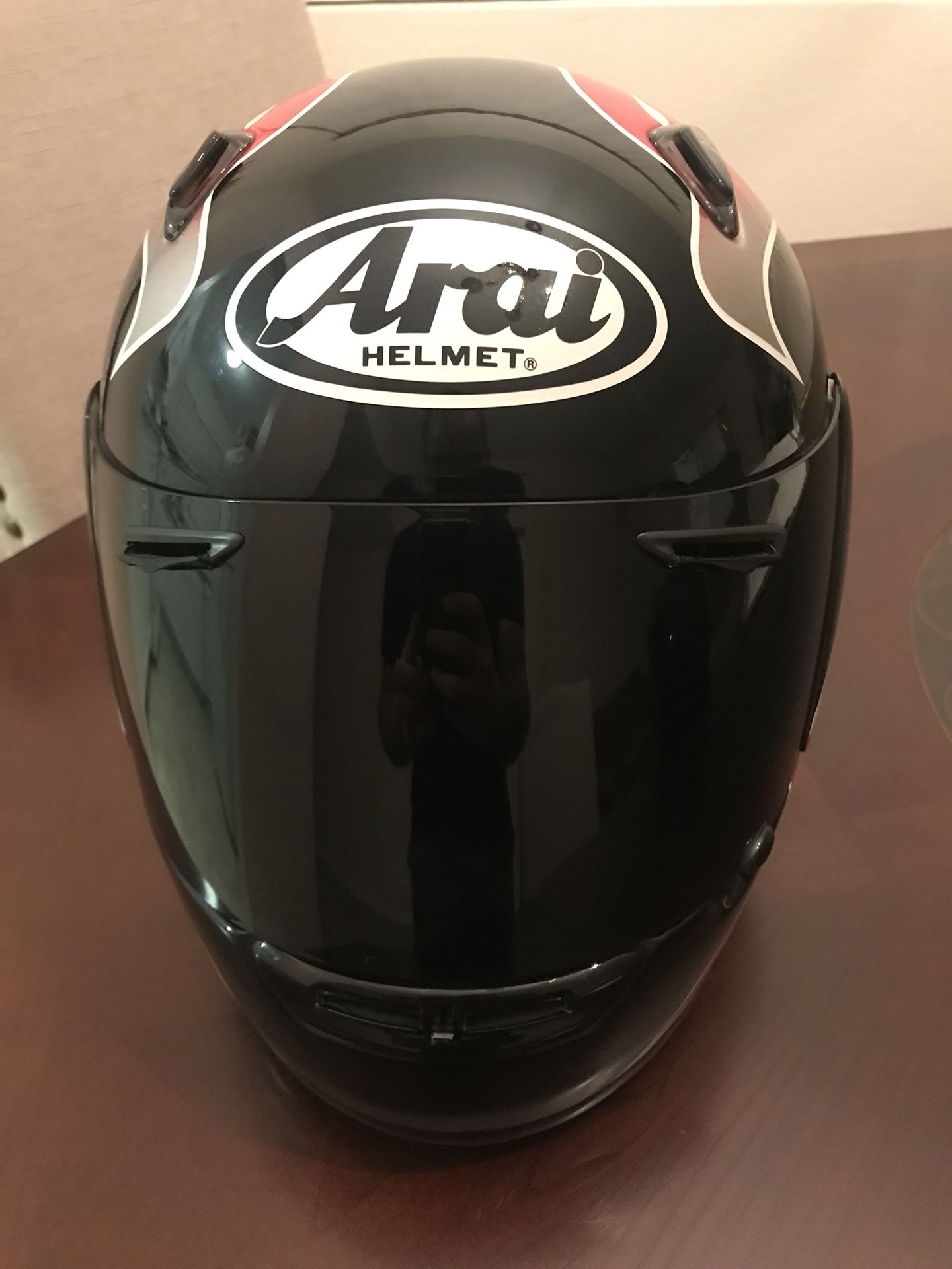 Arai Astral Kenny Roberts Jr. Red Eagle Racing Motorcycle Helmet Size L in MINT Condition