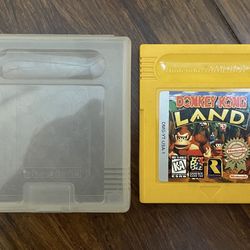 Nintendo GameBoy Game Donkey Kong Land Authentic