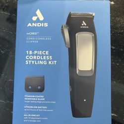Andis 18 Piece Cord / Cordless Hair Clippers