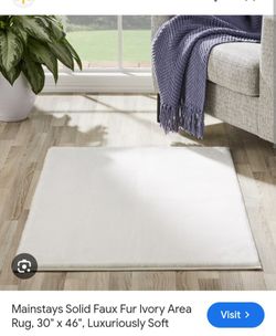 White Rug 30x46