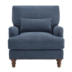 Dark blue accent Chair