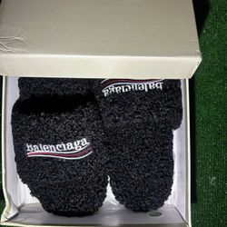 Balenciaga Fur slides