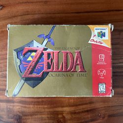 Ocarina Of Time Box + Manual (No Game)