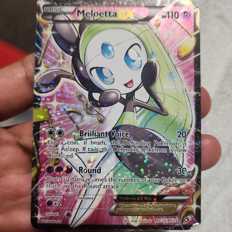 Cartas Pokemon Meloetta Ex Full Art