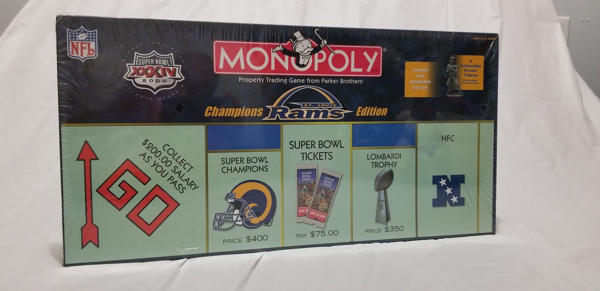 Rams champion edition Monopoly board game UNOPENED!