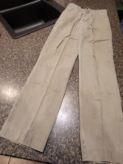 Jr 31 waist Oshkosh green khaki cargo pants Lot 31