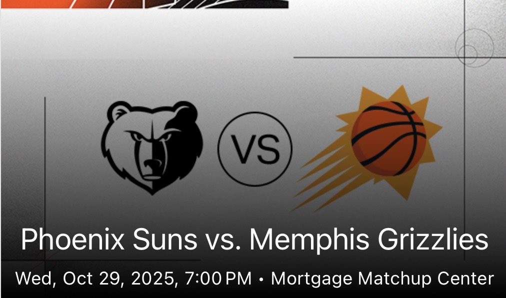 Phoenix Suns vs Memphis Grizzlies