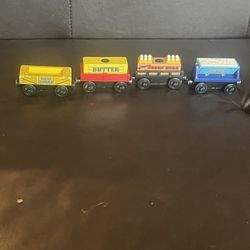 Vintage Thomas & Friends Wooden Railway Train SODOR COOKIE FACTORY CARGO PACK 