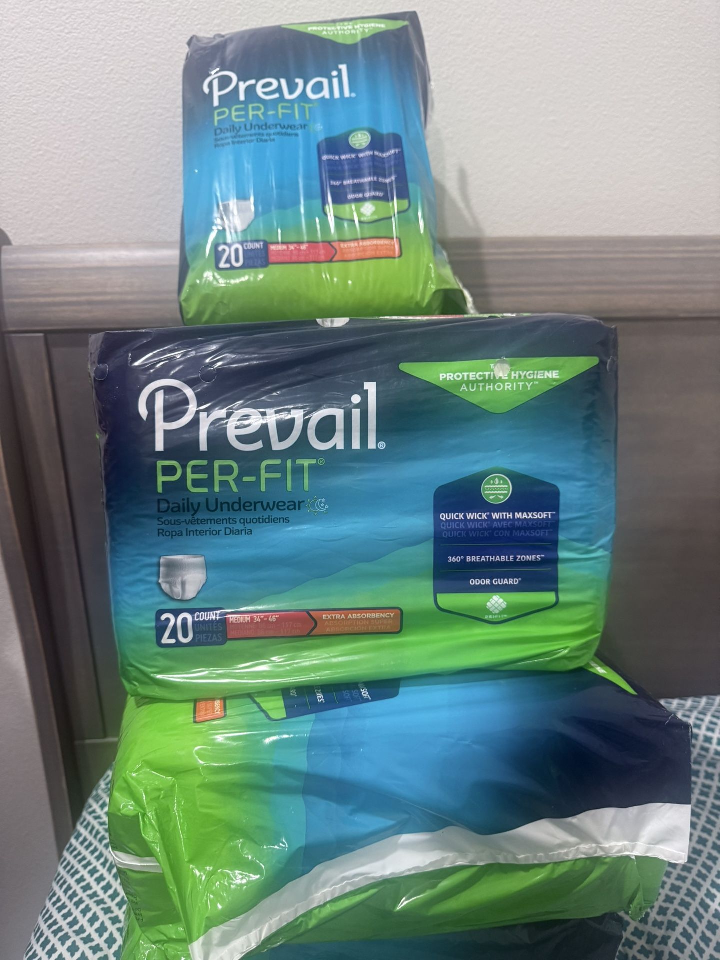 Prevail Adult Diapers pre Fit 