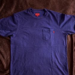 Blue Supreme T-Shirt Medium 