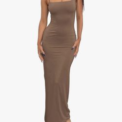 Casual summer bodycon maxi dress