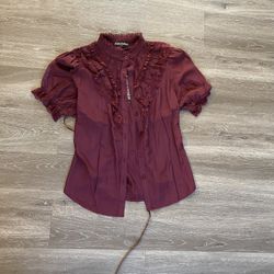Beautiful Top Laced Blouse Size Large