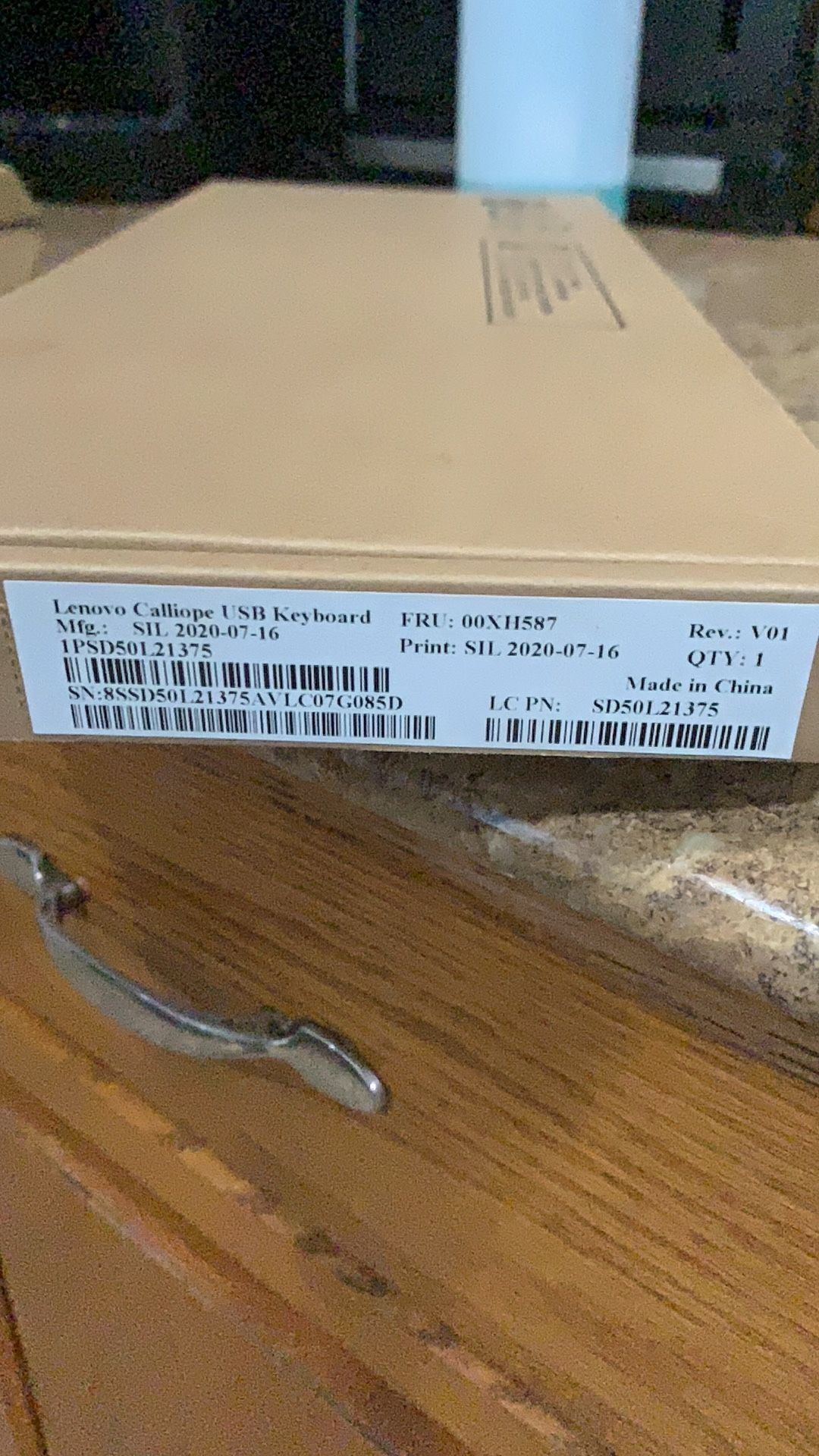 Brand New In Box Lenovo USB Keyboard