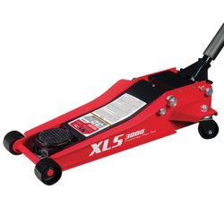 Arcan 3.0 Ton Steel Service Jack in Red & Black