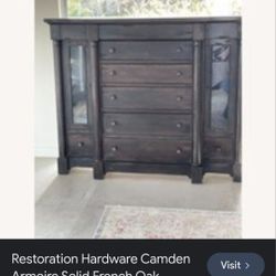 Armoire By Restoration Hardware 