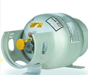 Manchester 10 lbs, Aluminum Propane Horizontal Cylinder with OPD and Fill Valve