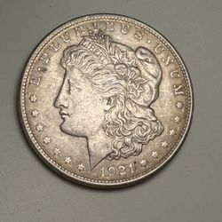 🏆 Listing Title: The Last Legend: 1921 Morgan Silver Dollar (P-Mint) – 90% Silver Coin