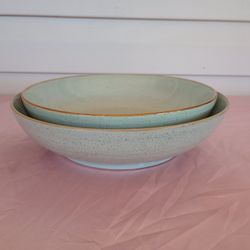 Set Of (2) 222 fifth studio salad bowls/Serving bowls vintage rare