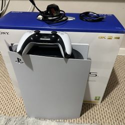 Sony PS5 Disc Edition Console - White With box 
