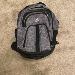 Adidas Gray Heathered Backpack