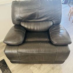Leather Recliner. 