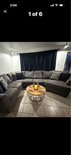 Still new moving ! excellent ! 12 ft by 8 ft extra cushioned $899. don’t fit in my living room, reason for selling !!