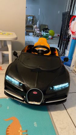 Bugatti Chiron 12V Ride-On Electric Car – New Battery, Remote Control