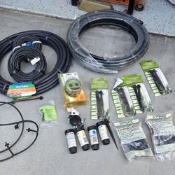 Drip System Parts And Hoses..new