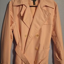 Pink Rain trench coat