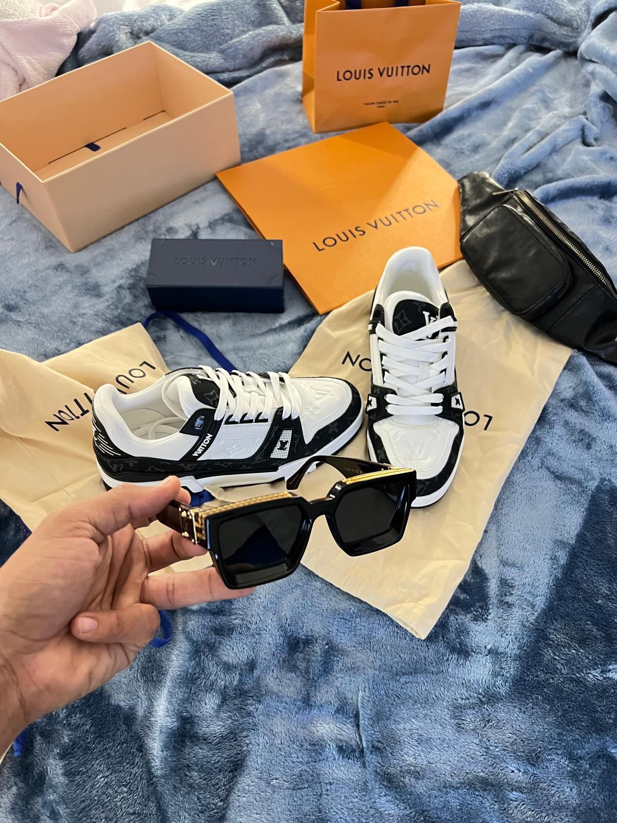 Louis Vuitton Millionaire Sunglasses + LV Sneakers Authentic