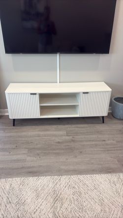 TV console table White