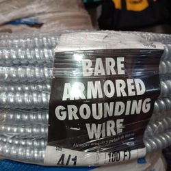 Southwire 100ft 4/1 AC Stranded Bare Armored GROUND CABLE 