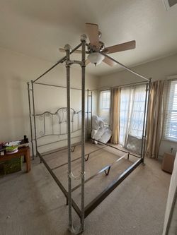King canopy bed frame
