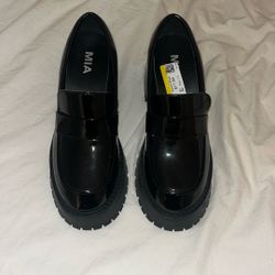 MIA Black Platform Loafers Size 7.5 Women’s